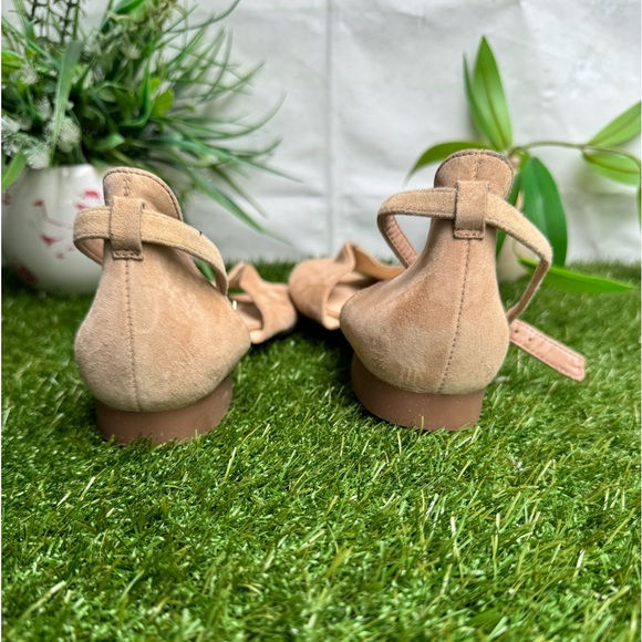 PAUL GREEN🍂🍂Kary Nude suede leather flats Size 9 - Picture 3 of 13